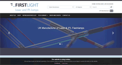 Desktop Screenshot of firstlightlamps.co.uk